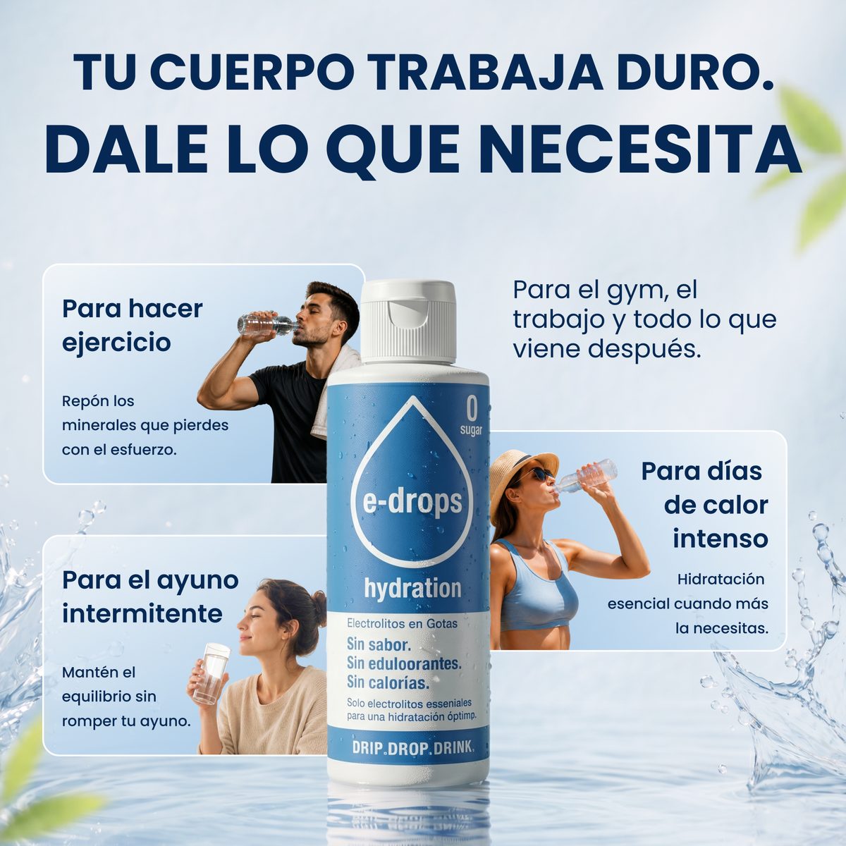 Wellness listing — benefit infographic in Spanish