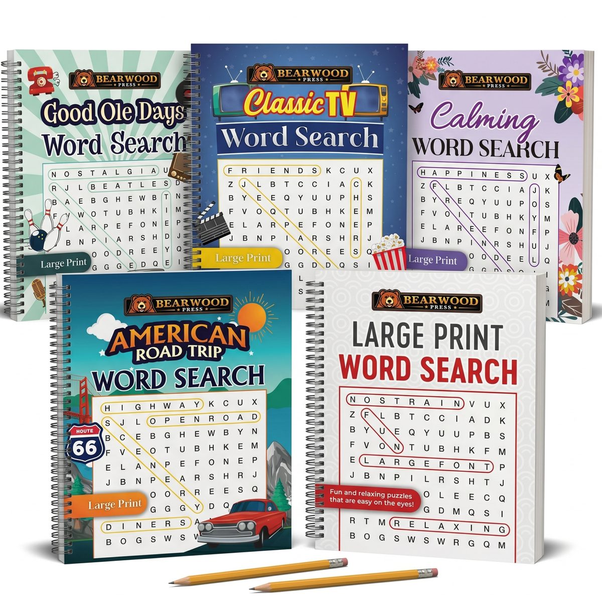 Books listing — product range hero