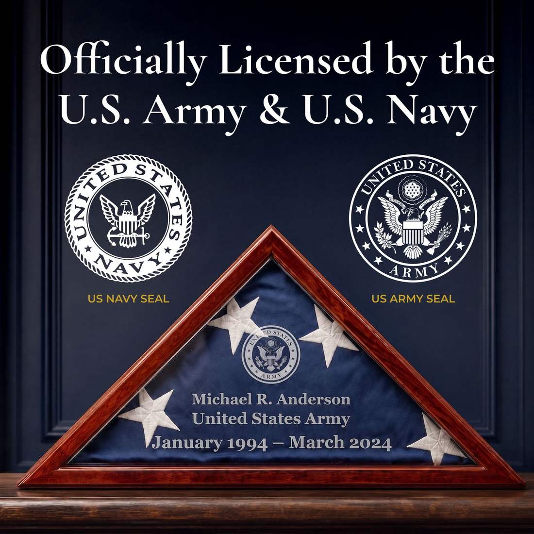 Flag Display Case by ListingCraft
