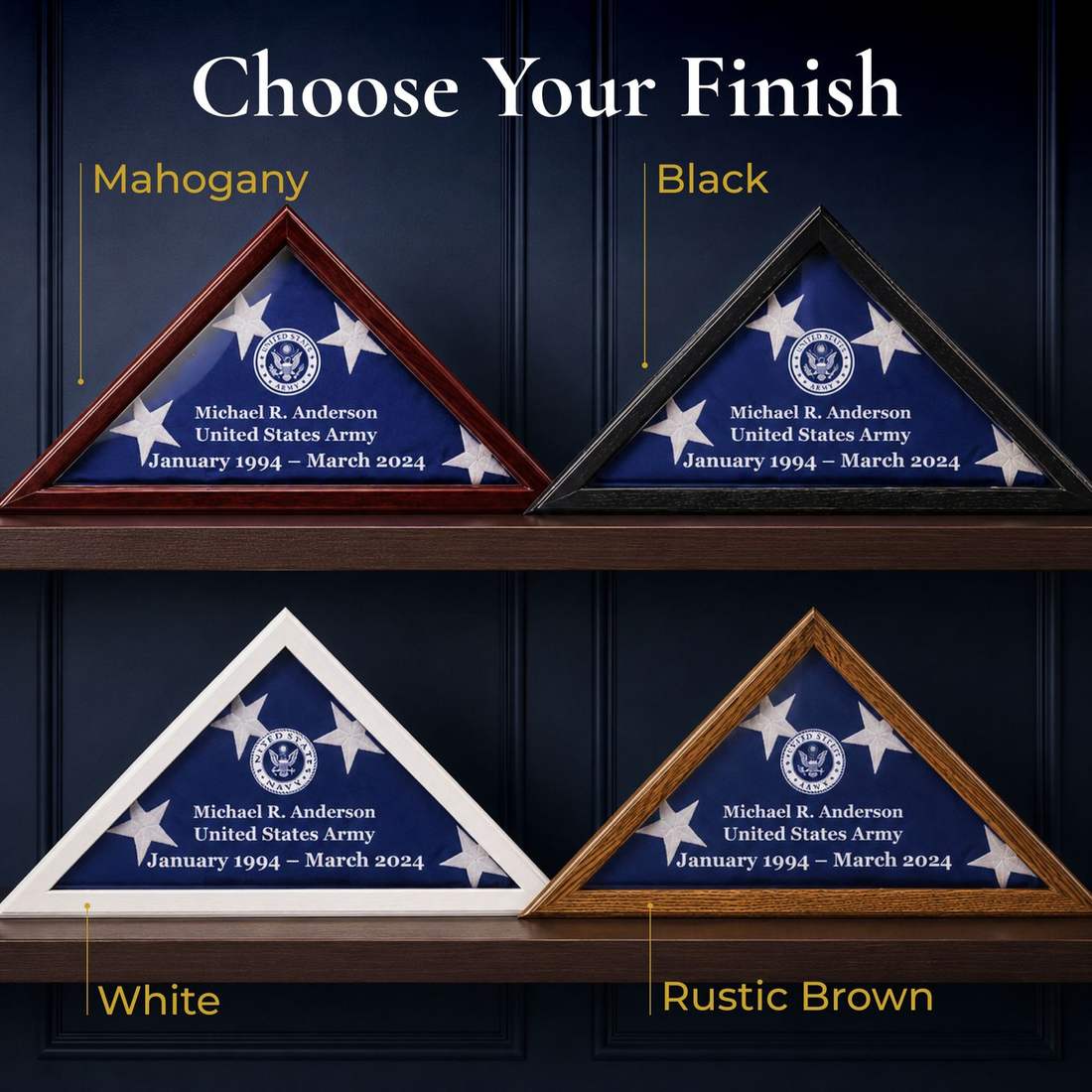 Flag Display Case by ListingCraft